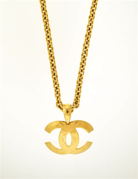 chanel kette gold logo fake